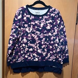 Marc New York Navy and White Sweatshirt